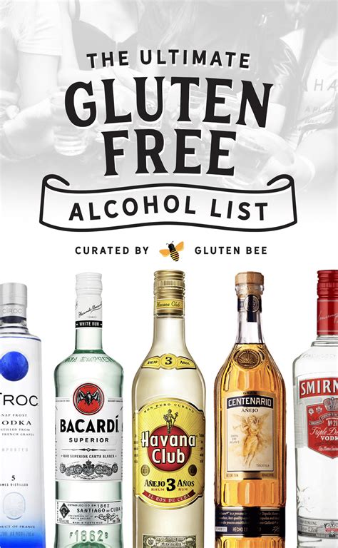 list of gluten free whiskey.